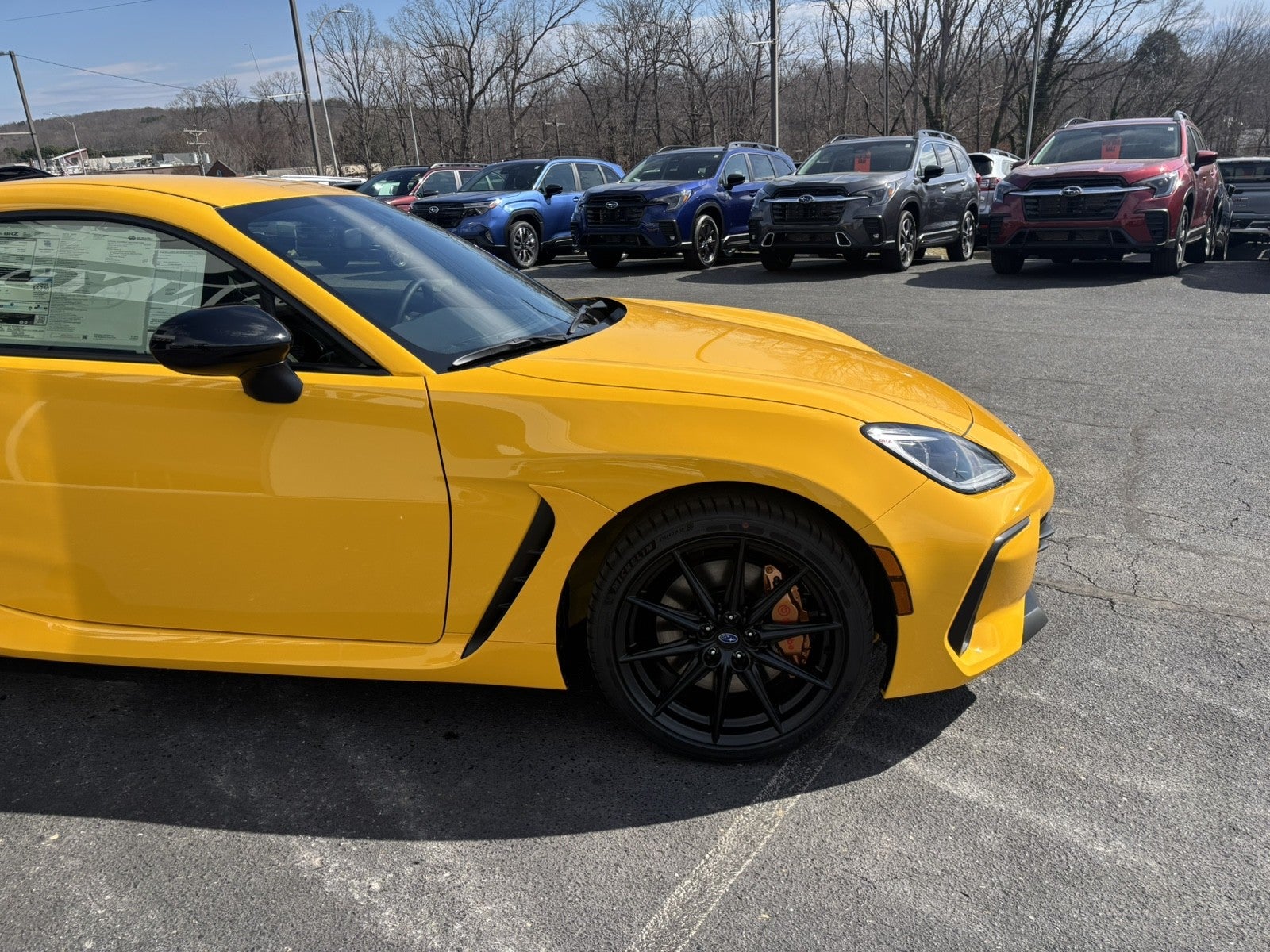 2026 Subaru BRZ Series. Yellow