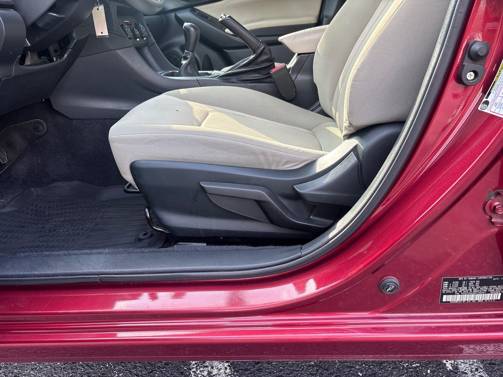 2021 Subaru Impreza 5-door Manual