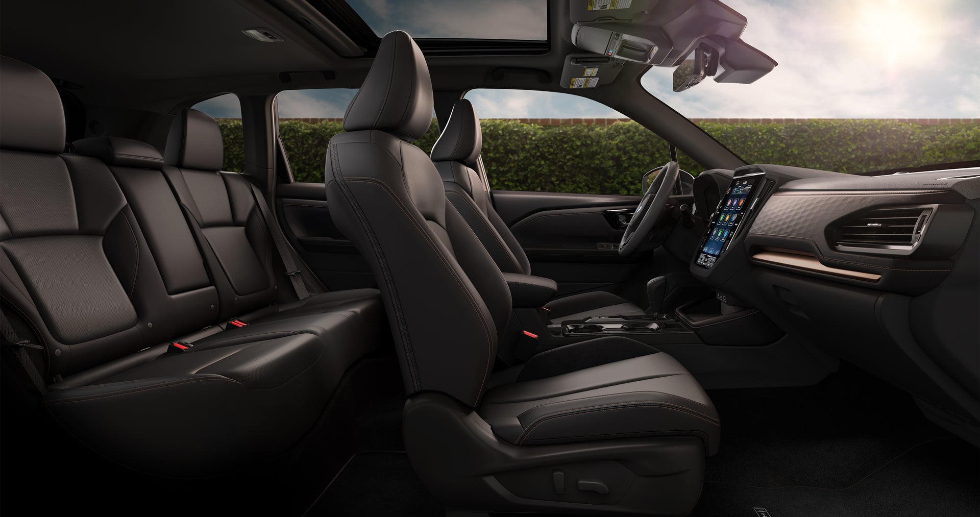 2026 Subaru Forester Touring Hybrid Shown in Touring Black Leather