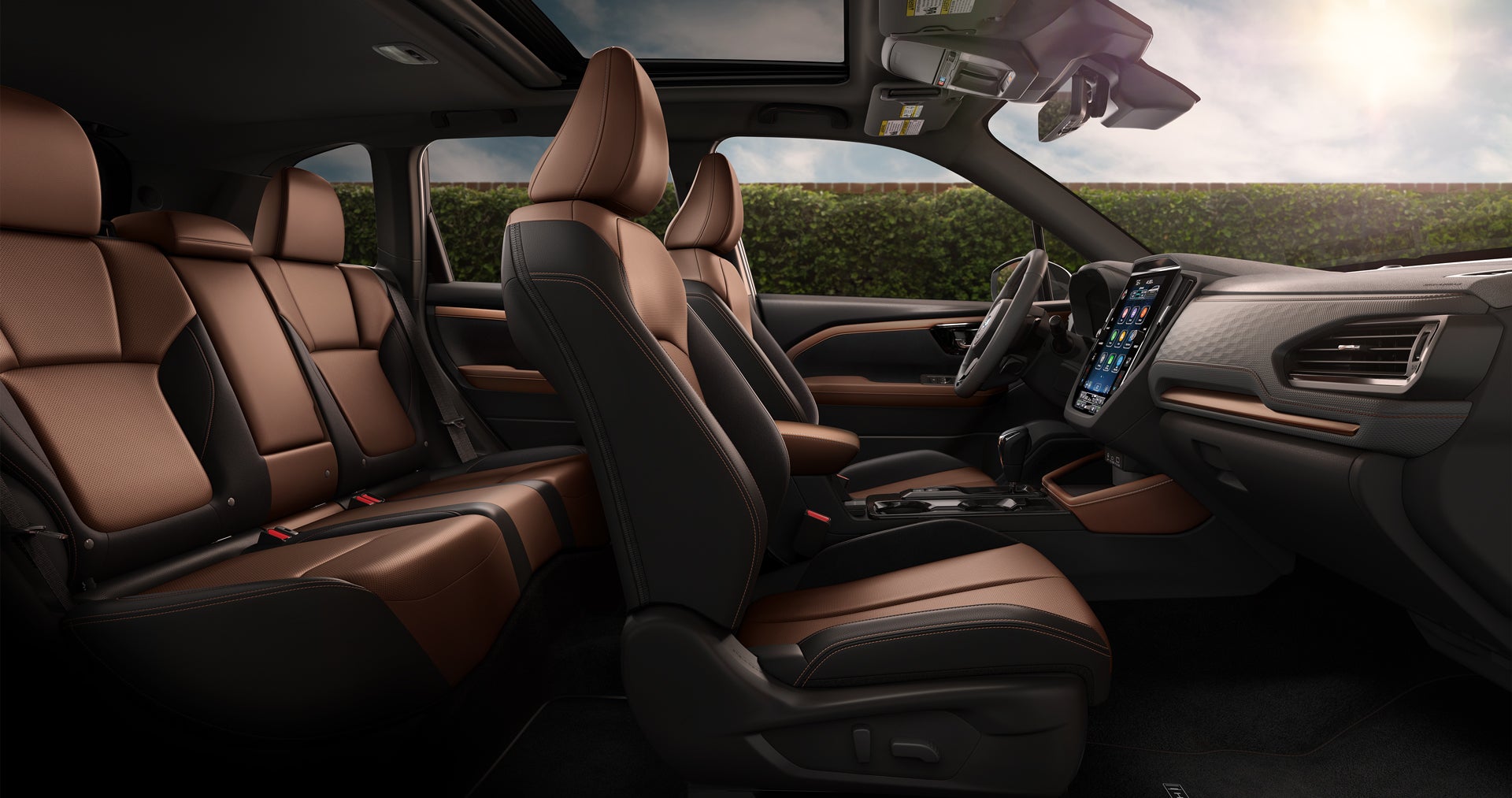 2026 Subaru Forester Touring Hybrid Shown in Touring Brown Leather