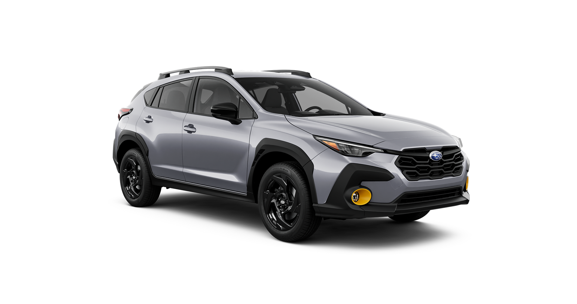 2027 Subaru Crosstrek Sport Hybrid Shown in Ice Silver Metallic
