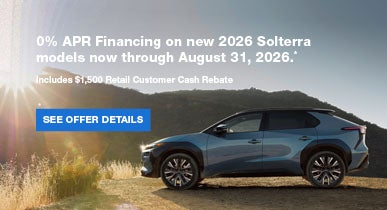 Solterra | Vann York Subaru in Asheboro NC