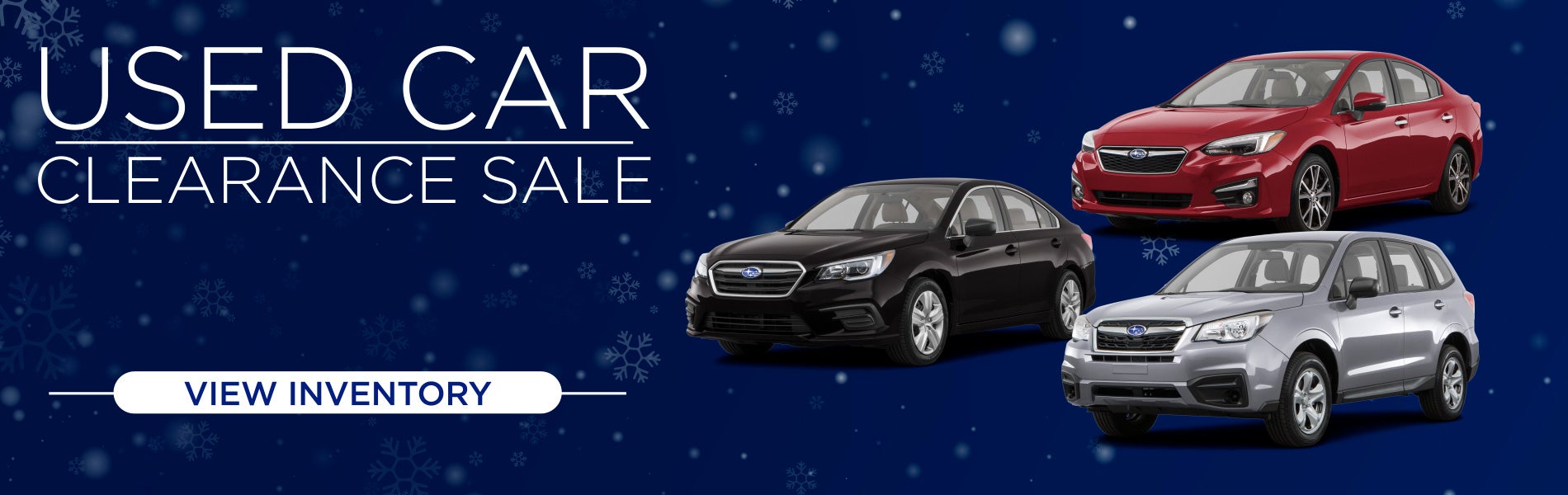 USED CAR CLEARANCE SALE