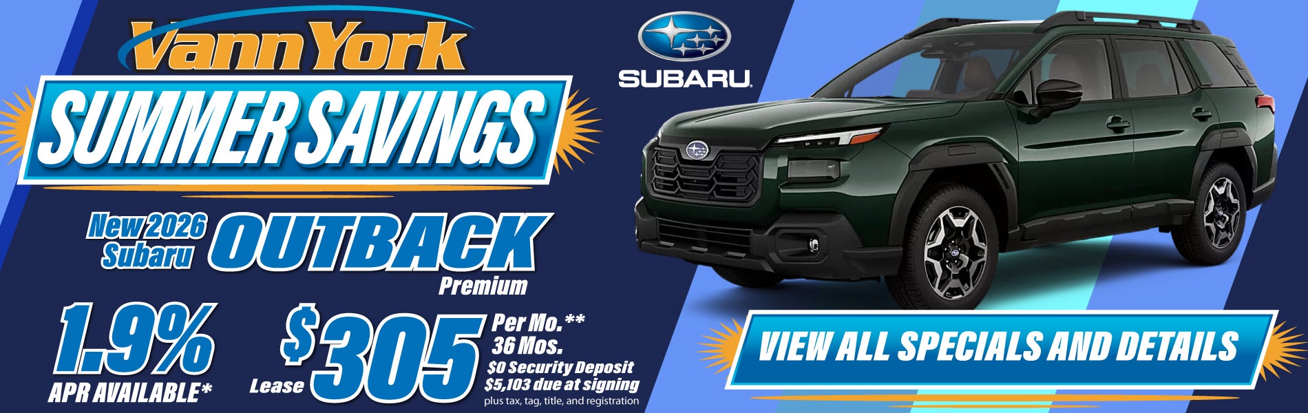 New 2026 Subaru Outback