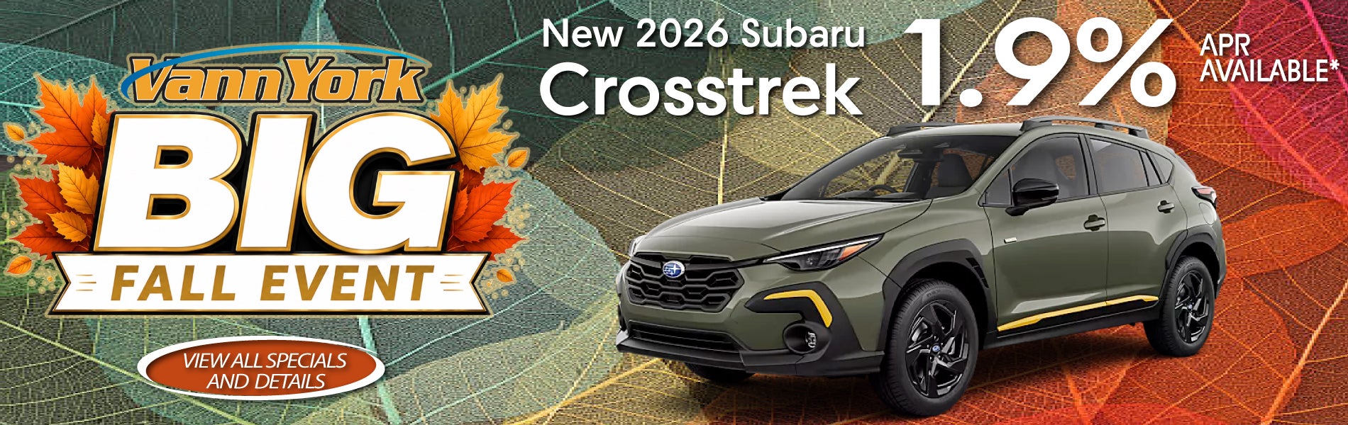 New 2026 Subaru Crosstrek Special
