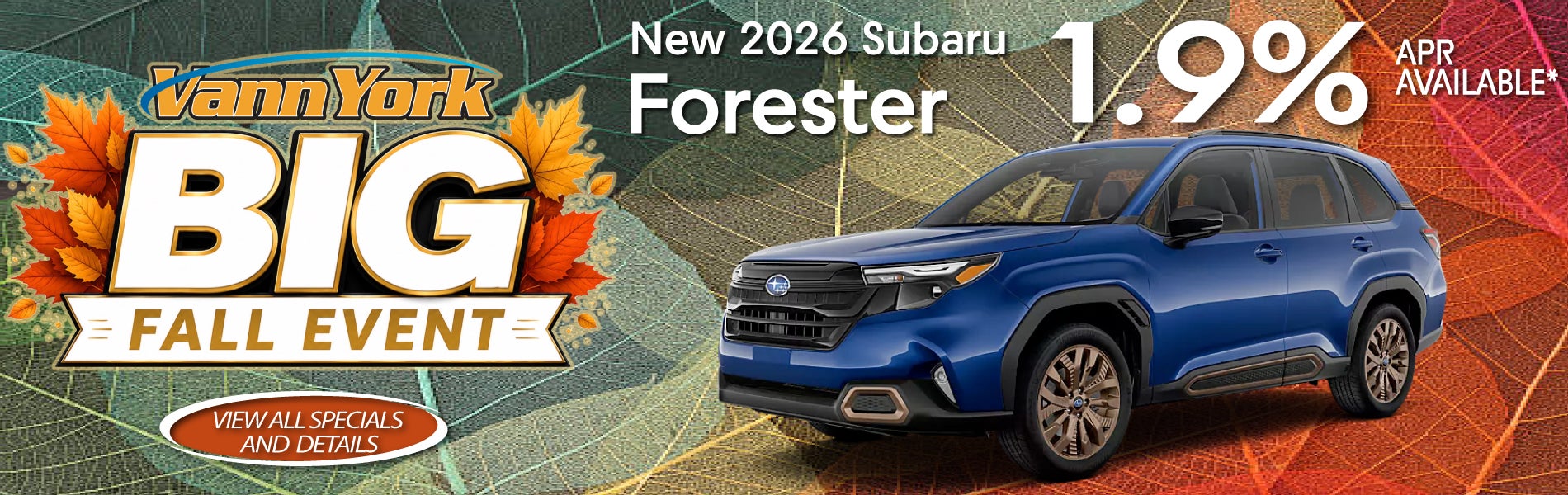 New 2026 Subaru Forester Special