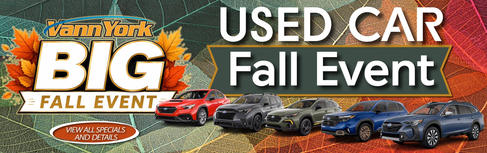 Vann York Used Car Fall Event