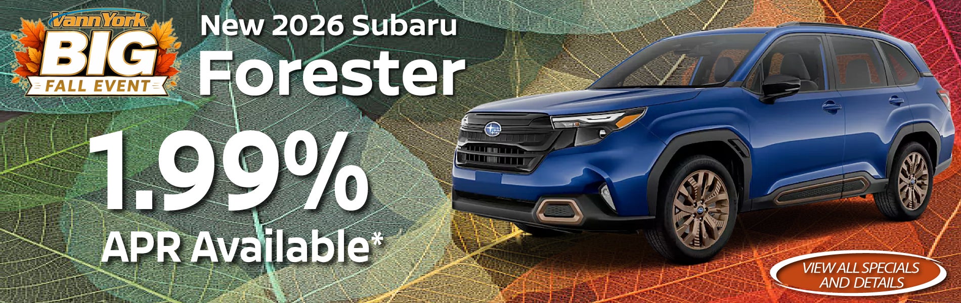 New 2026 Subaru Forester Special