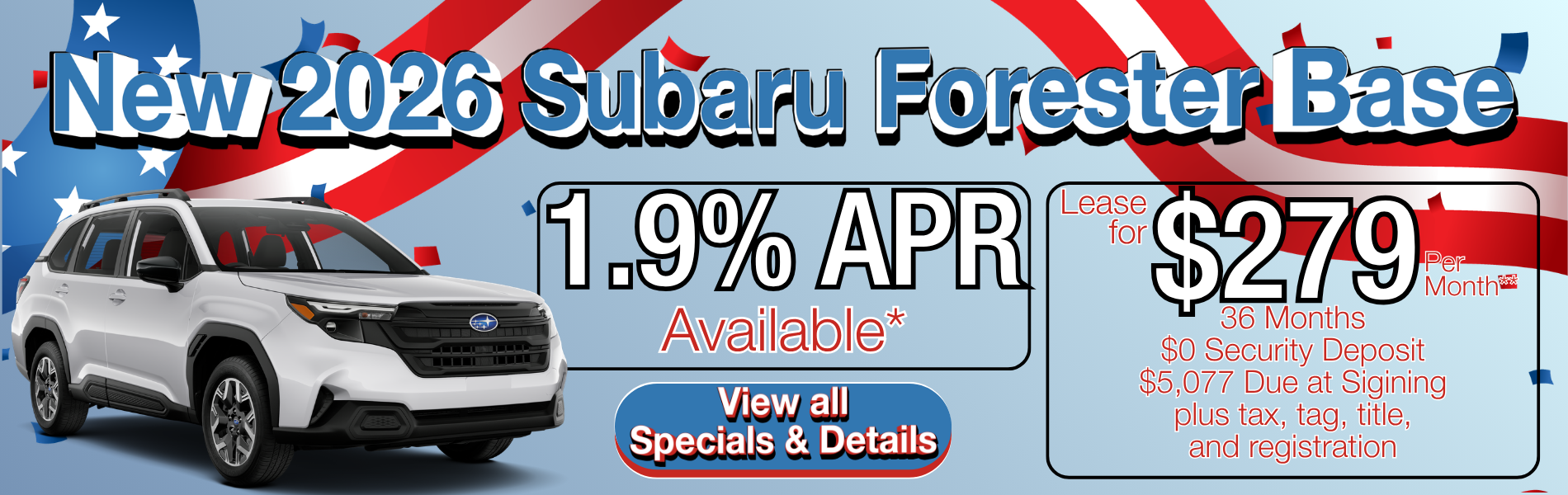 New 2026 Subaru Forester