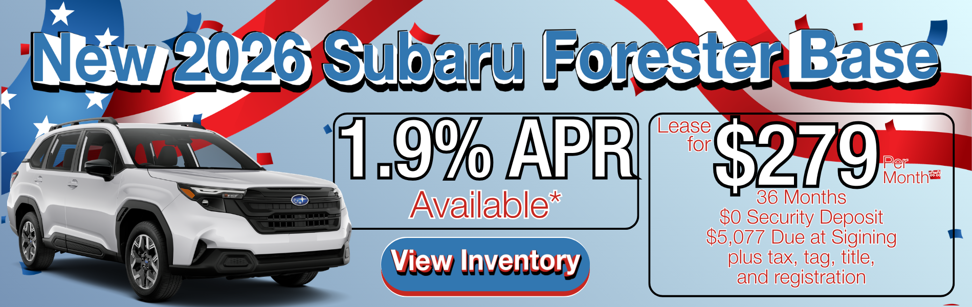 New 2026 Subaru Forester