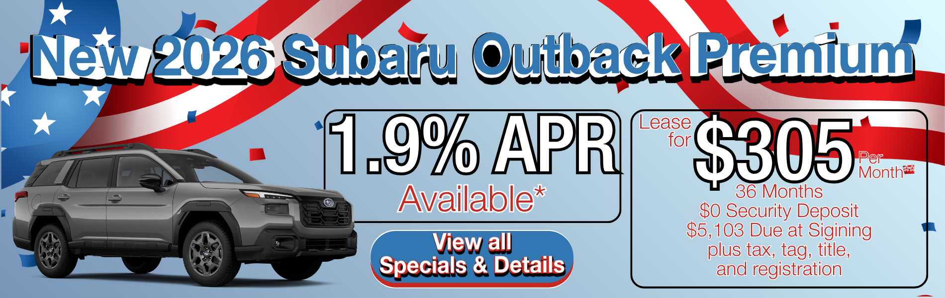 New 2026 Subaru Outback 