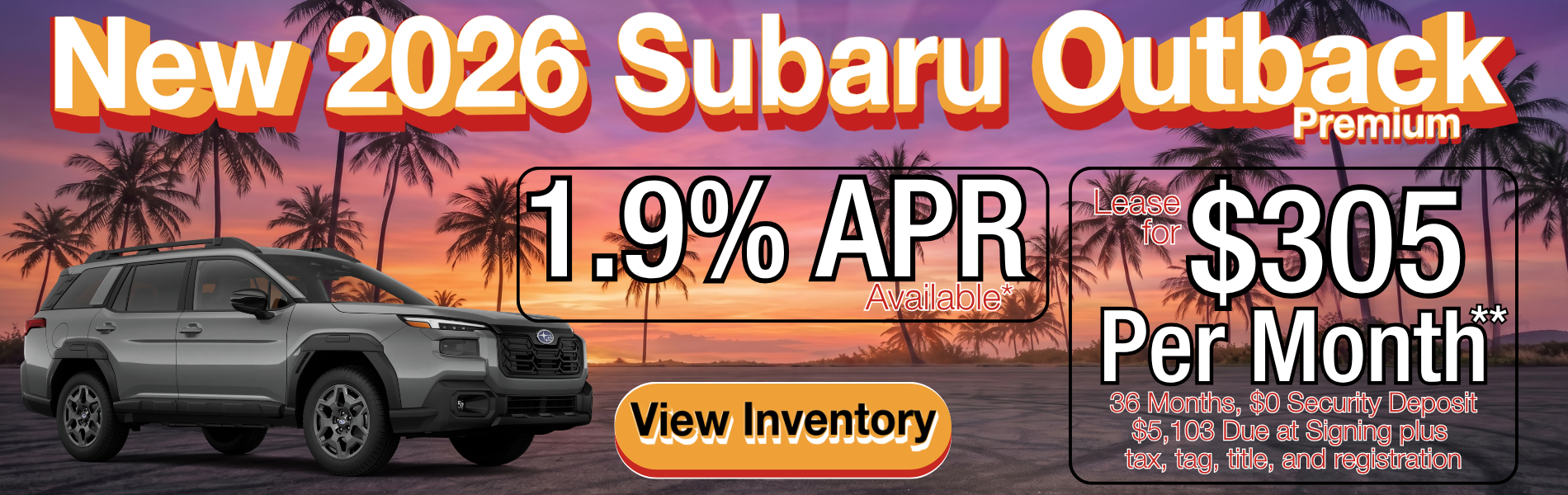 New 2026 Subaru Outback 