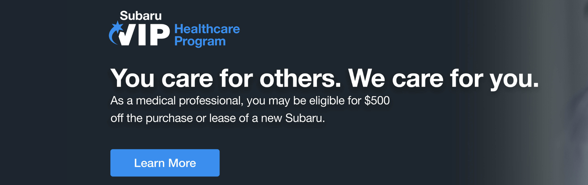 Subaru VIP Healthcare Program