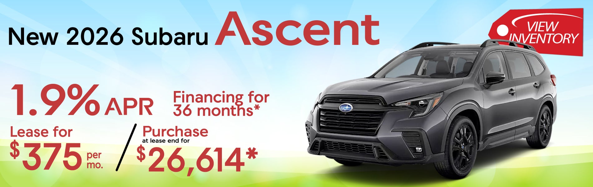 New 2025 Subaru Ascent