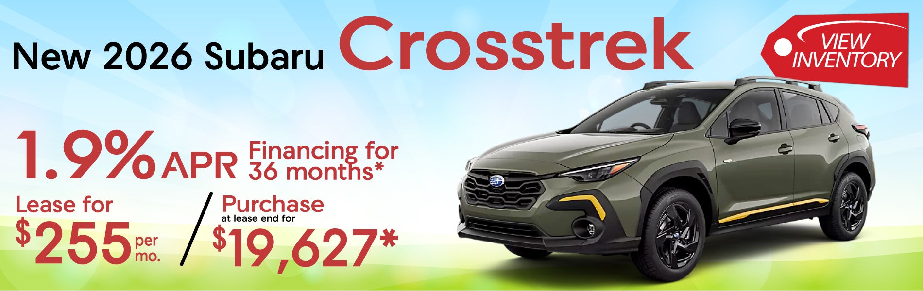 New 2026 Subaru Crosstrek 