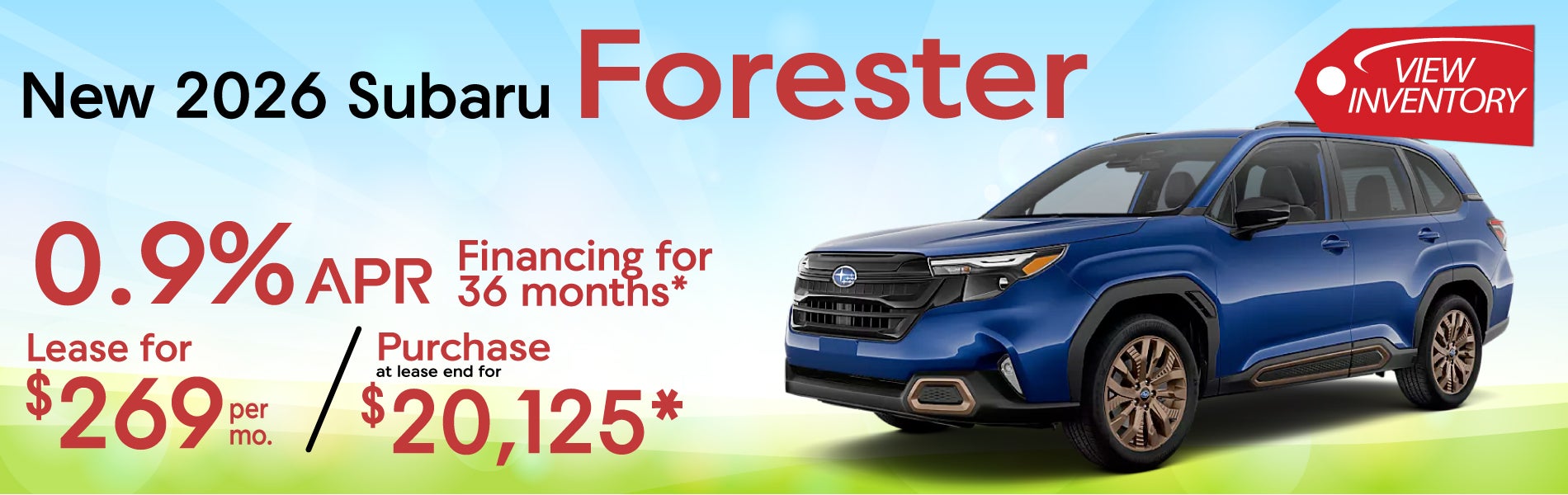 New 2026 Subaru Forester