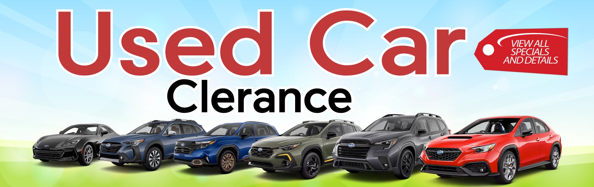 Used Car Reduction Sale