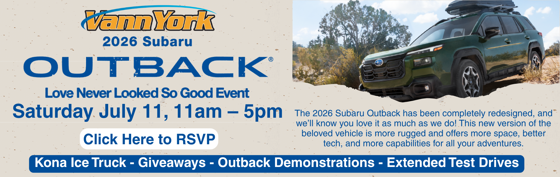 2026 Outback Launch Party: Love Never Looked So Good