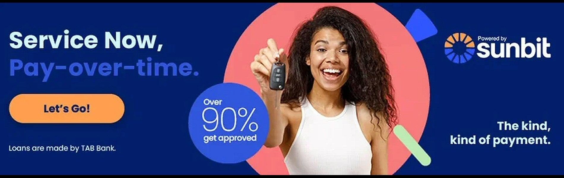 Service now, Pay over time!